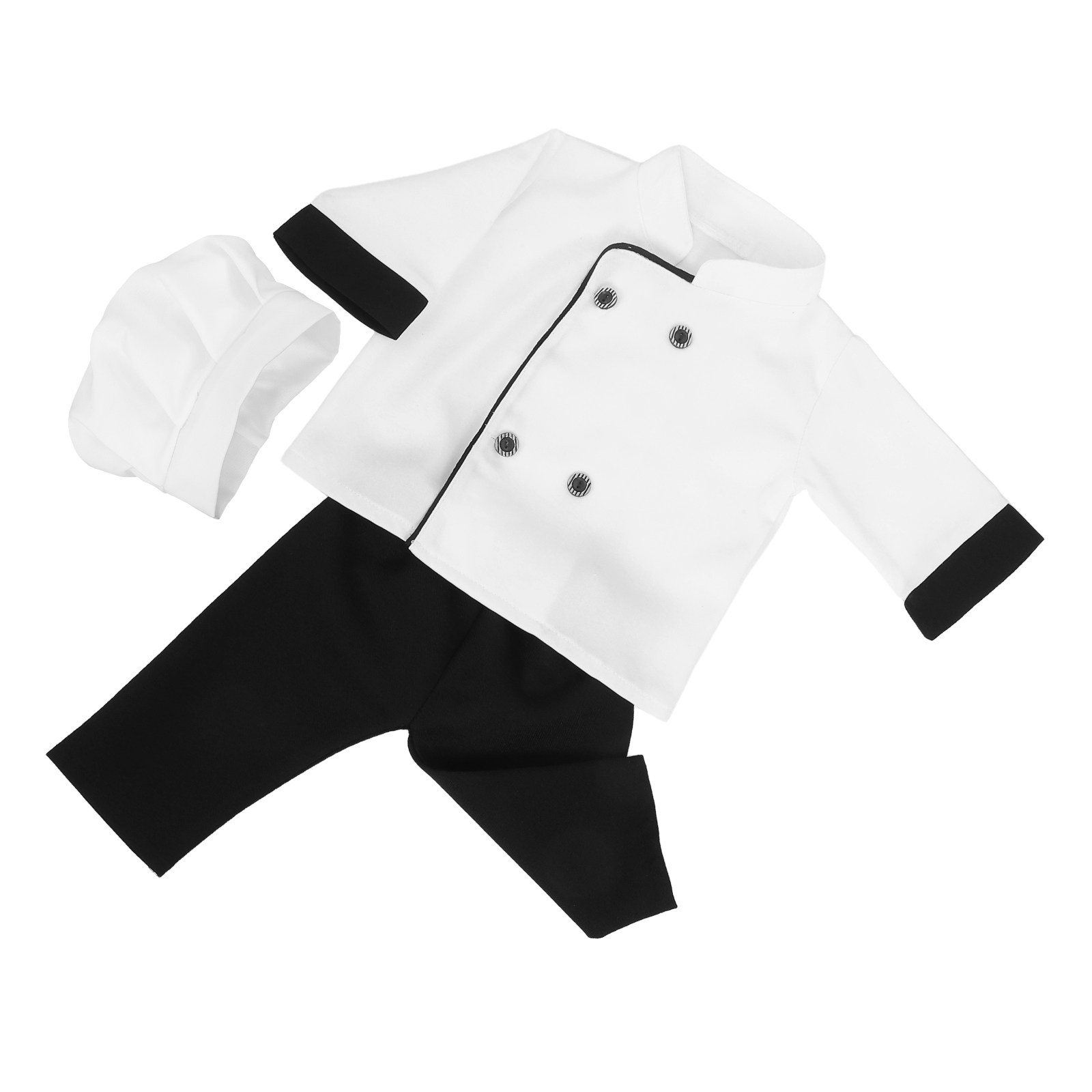 Baby Clothing Designer - ชุดเชฟสำหรับทารก 1 ชุด สำหรับถ่ายภาพเด็กแรกเกิด ชุดถ่ายภาพที่สวมใส่สบายและออกแบบมาอย่างเหมาะสม