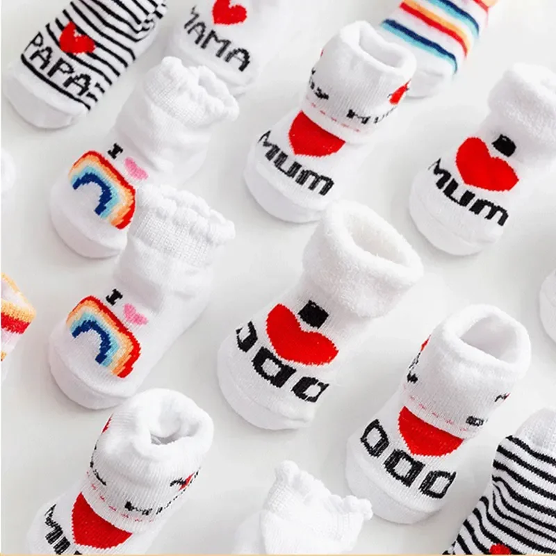 Baby Clothing Next - ฤดูใบไม้ผลิฤดูร้อนเด็กทารกผ้าฝ้ายนุ่มถุงเท้าอบอุ่นสําหรับทารกแรกเกิดเด็กวัยหัดเดินพิมพ์ทารกเสื้อผ้าอุปกรณ์เสริม