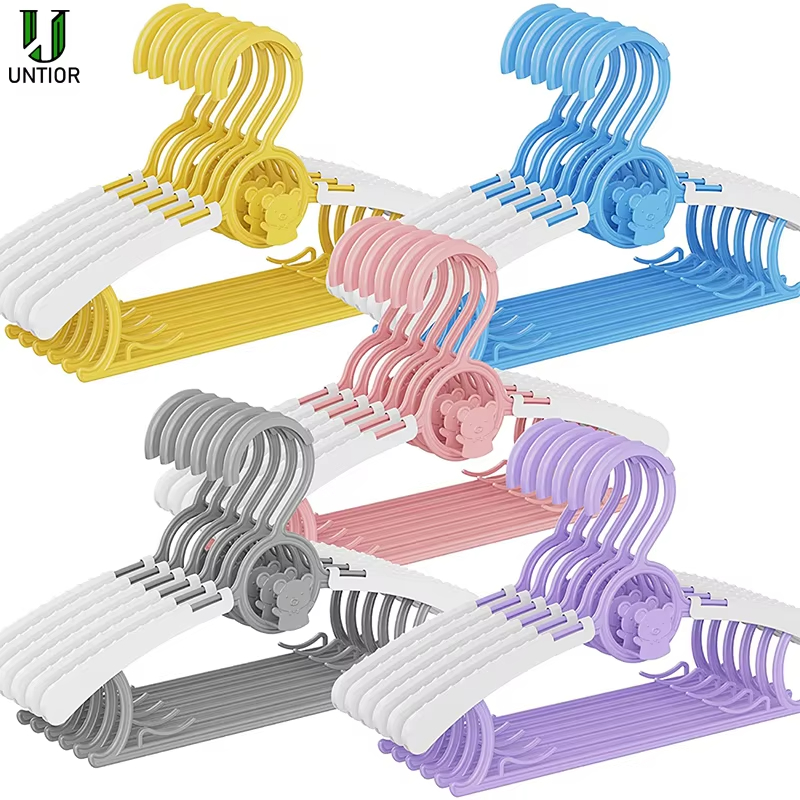 Baby Clothing Rack - 10แพ็คAnti-Slipแขวนเสื้อผ้าเด็กปรับเก็บเสื้อผ้าเด็กRackจัดระเบียบเสื้อผ้าตู้เสื้อผ้าCoat Rack