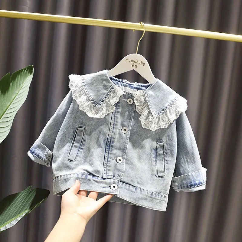 Baby Clothing Designer - 1-10 ปีเด็กทารก DENIM แจ็คเก็ตใหม่แฟชั่นเด็ก Jean Coat