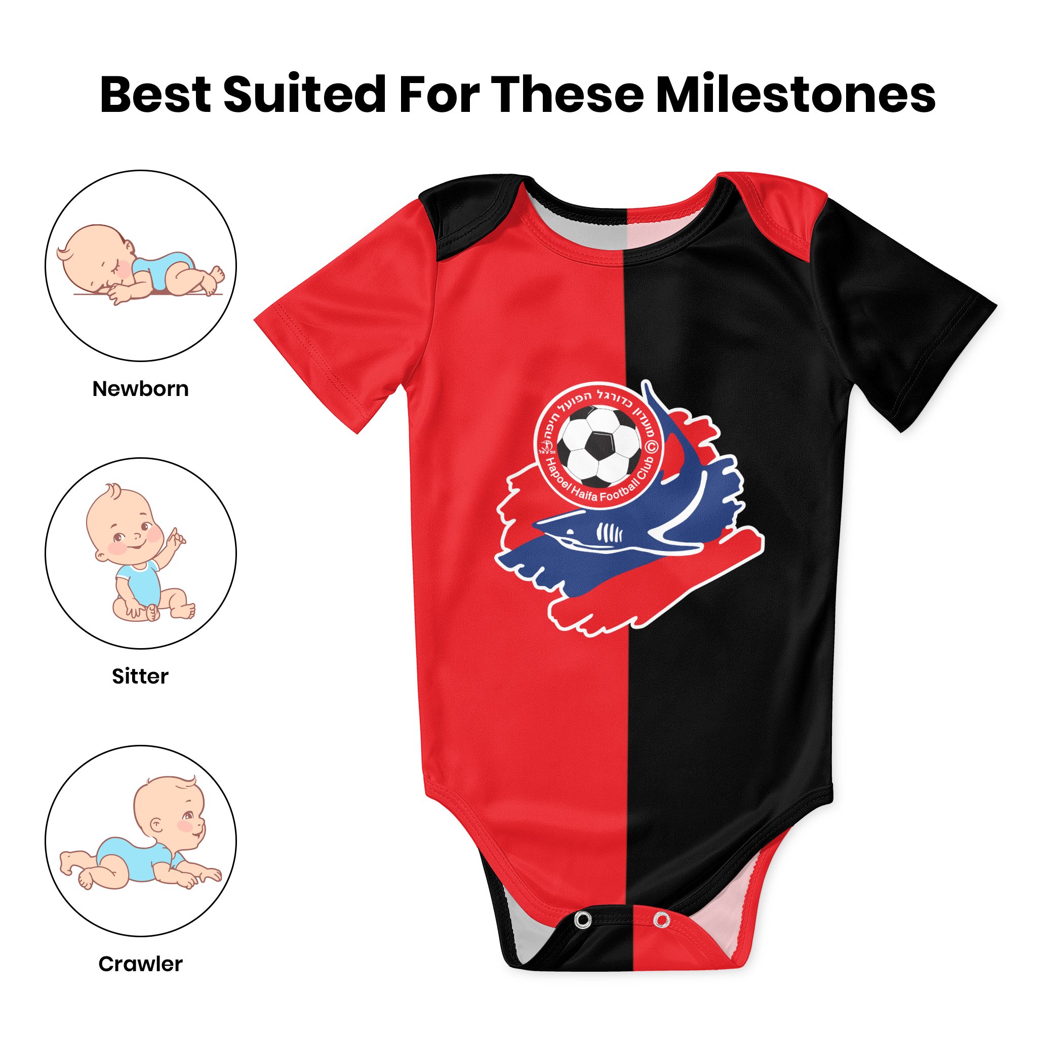 Hapoel Haifa ชุดบอดี้สูทสำหรับ - Baby Clothing For Girls บทวิจารณ์และราคา