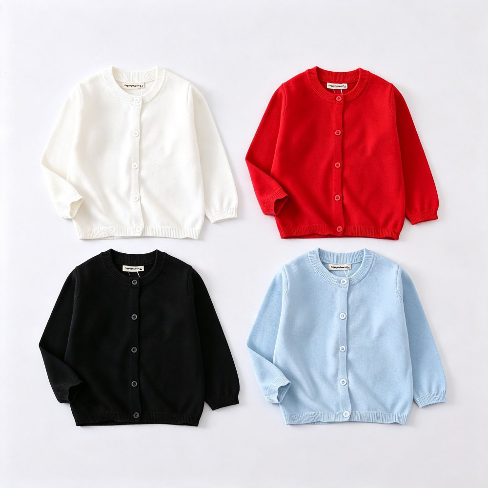 เสื้อคาร์ดิแกนถักเนื้อแน่นสำหร - Knit Cardigan Infant บทวิจารณ์และราคา
