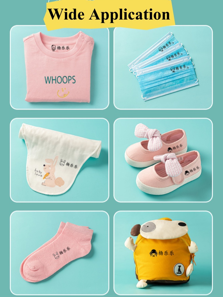 ชุดปั๊มชื่อเด็กแบบซักได้ที่กำห - Baby Clothing Name บทวิจารณ์และราคา