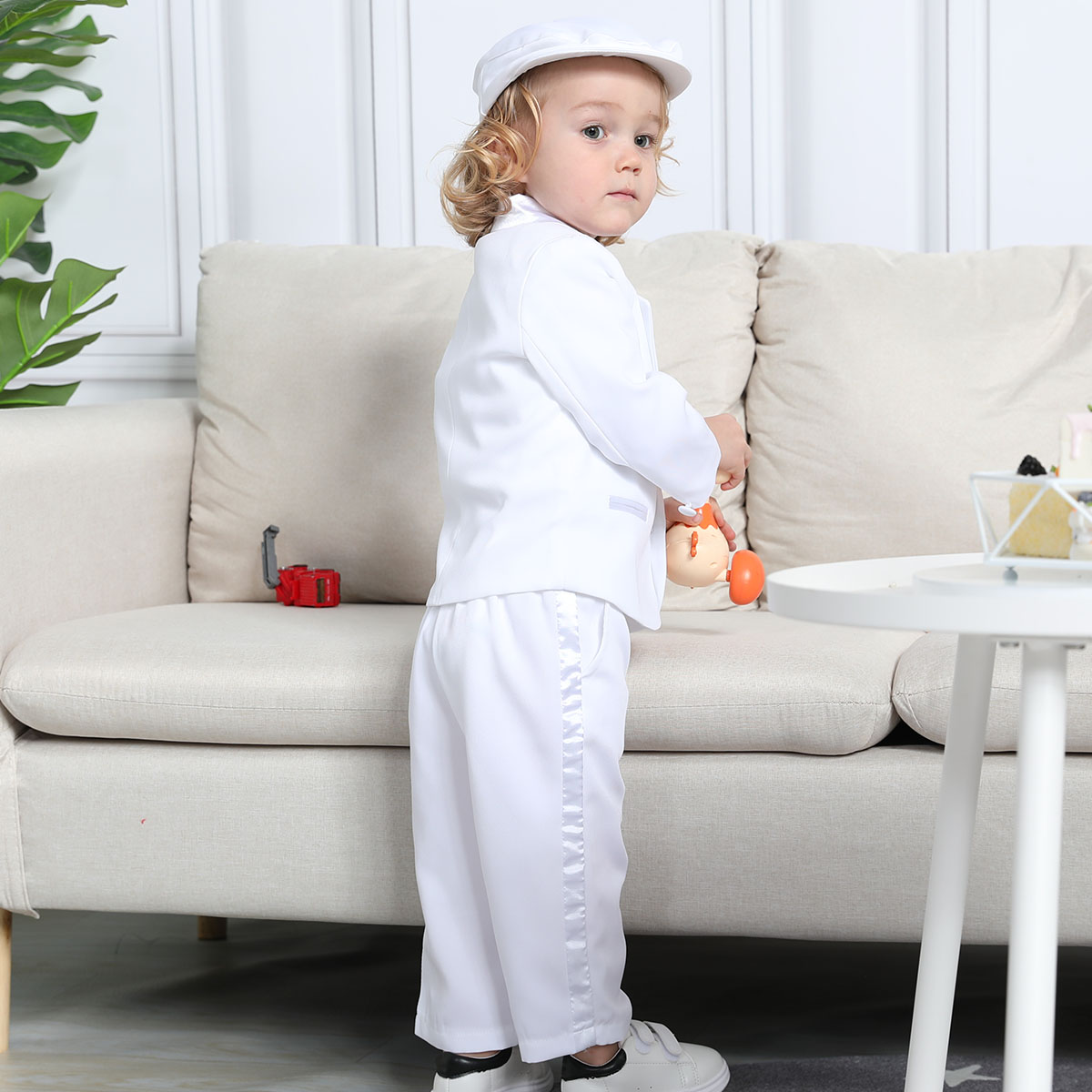ชุดบัพติศมาสำหรับเด็กทารกชายชุ - Baby Clothing Designer บทวิจารณ์และราคา