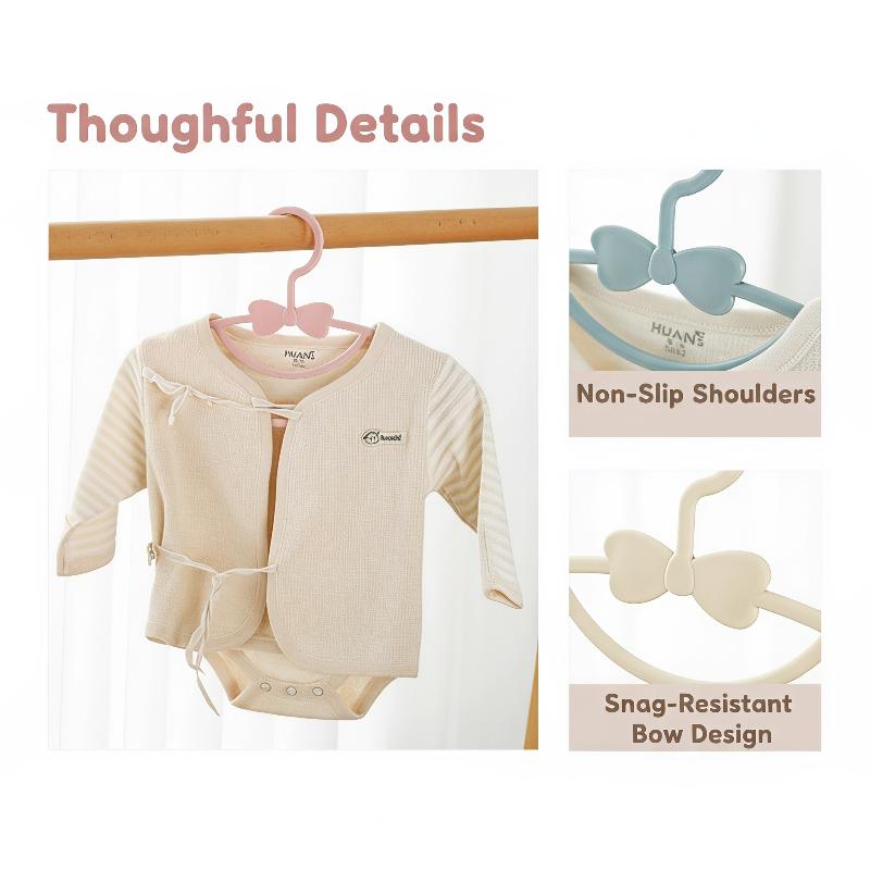 12 ชิ้น ชุดไม้แขวนเสื้อเด็กทาร - Baby Clothing Rack บทวิจารณ์และราคา