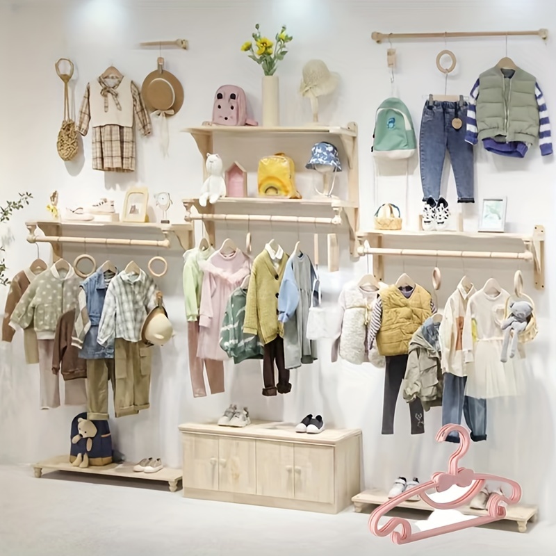 ไม้แขวนเสื้อเด็ก 10 ชิ้น,พลาสต - Baby Clothing Display บทวิจารณ์และราคา