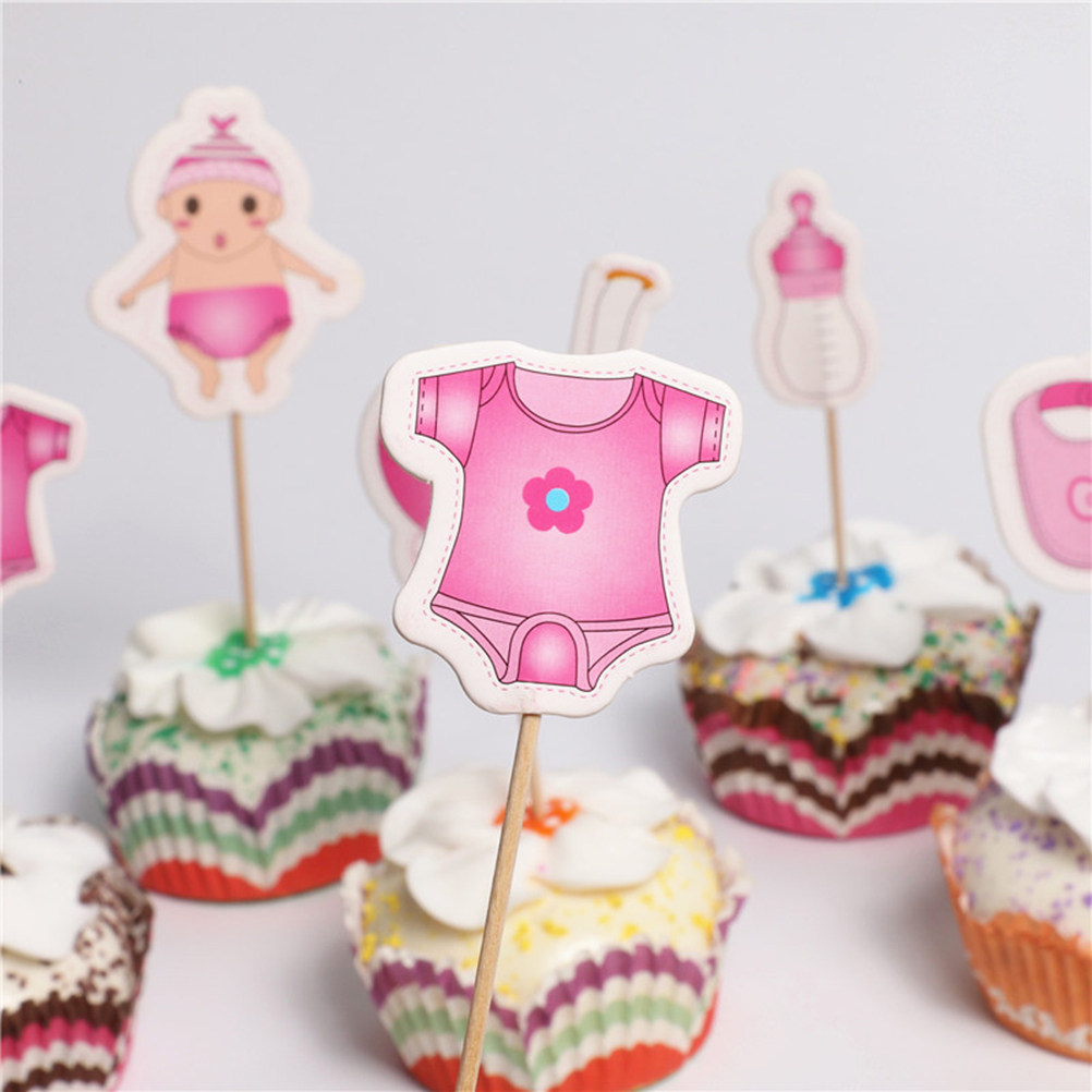 ท็อปเปอร์ตกแต่งเค้กสำหรับงานเล - Baby Clothing Designer บทวิจารณ์และราคา