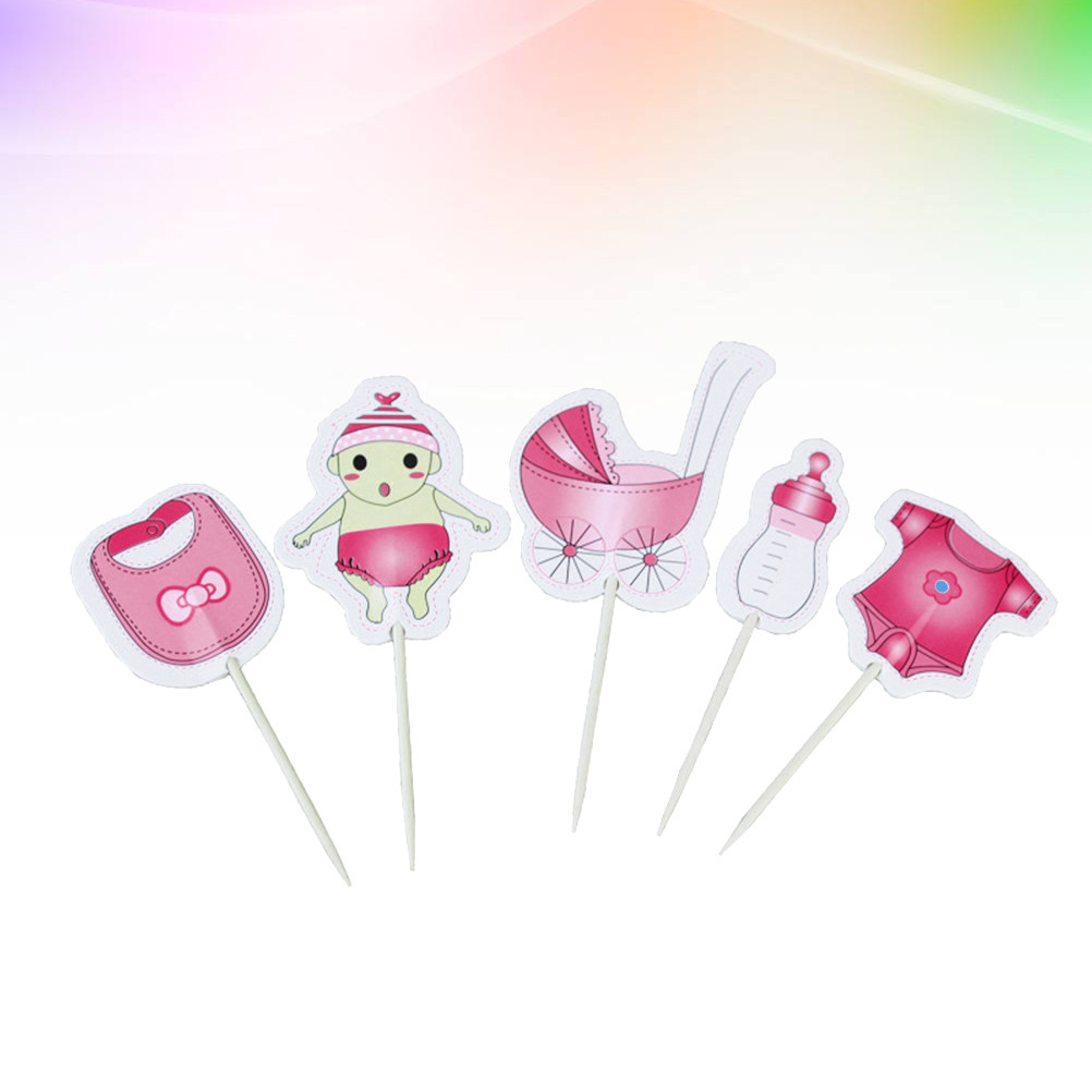 ท็อปเปอร์ตกแต่งเค้กสำหรับงานเล - Baby Clothing Designer บทวิจารณ์และราคา