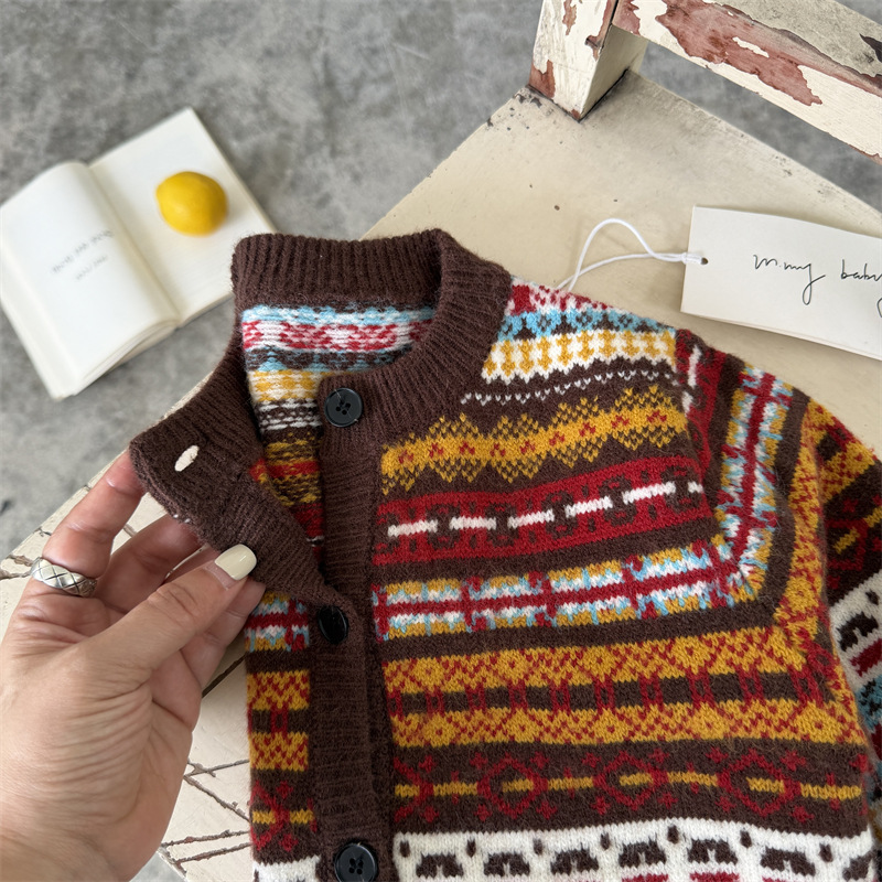 เสื้อกันหนาวเด็ก ฤดูใบไม้ร่วง  - Knit Cardigan Infant บทวิจารณ์และราคา