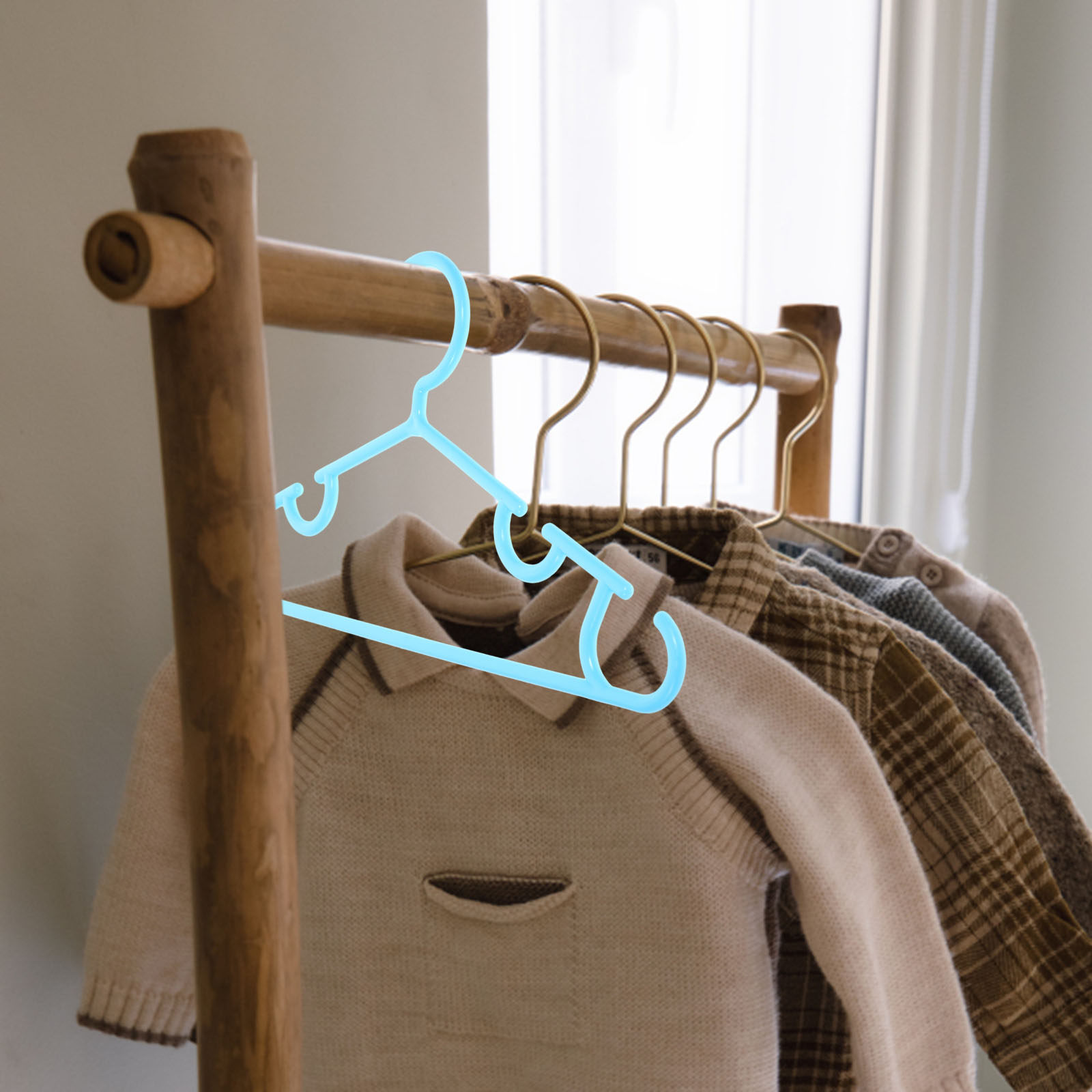 ไม้แขวนเสื้อเด็กแบบหนา 10 ชิ้น - Baby Clothing Rack บทวิจารณ์และราคา