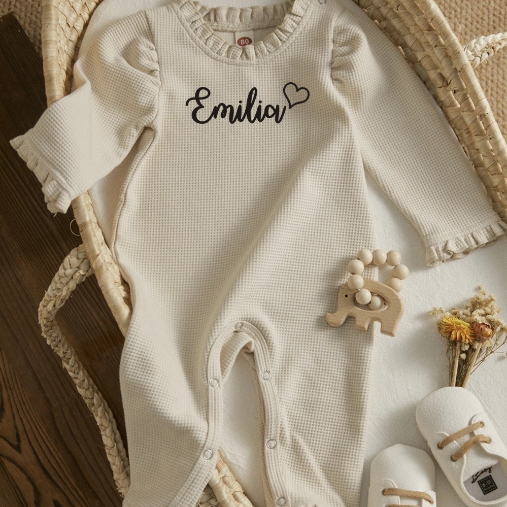 ส่วนบุคคลเด็กวัยหัดเดินทารกแรก - Baby Clothing Name บทวิจารณ์และราคา