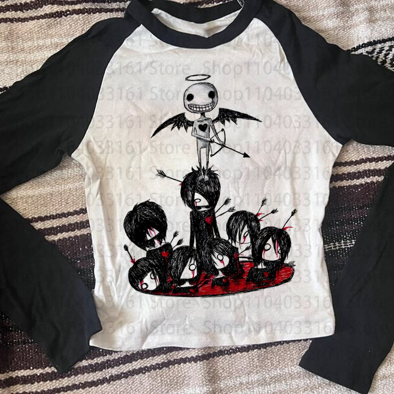 เสื้อยืดสตรีสไตล์ Y2K สำหรับผู - Baby Y2K Clothing บทวิจารณ์และราคา