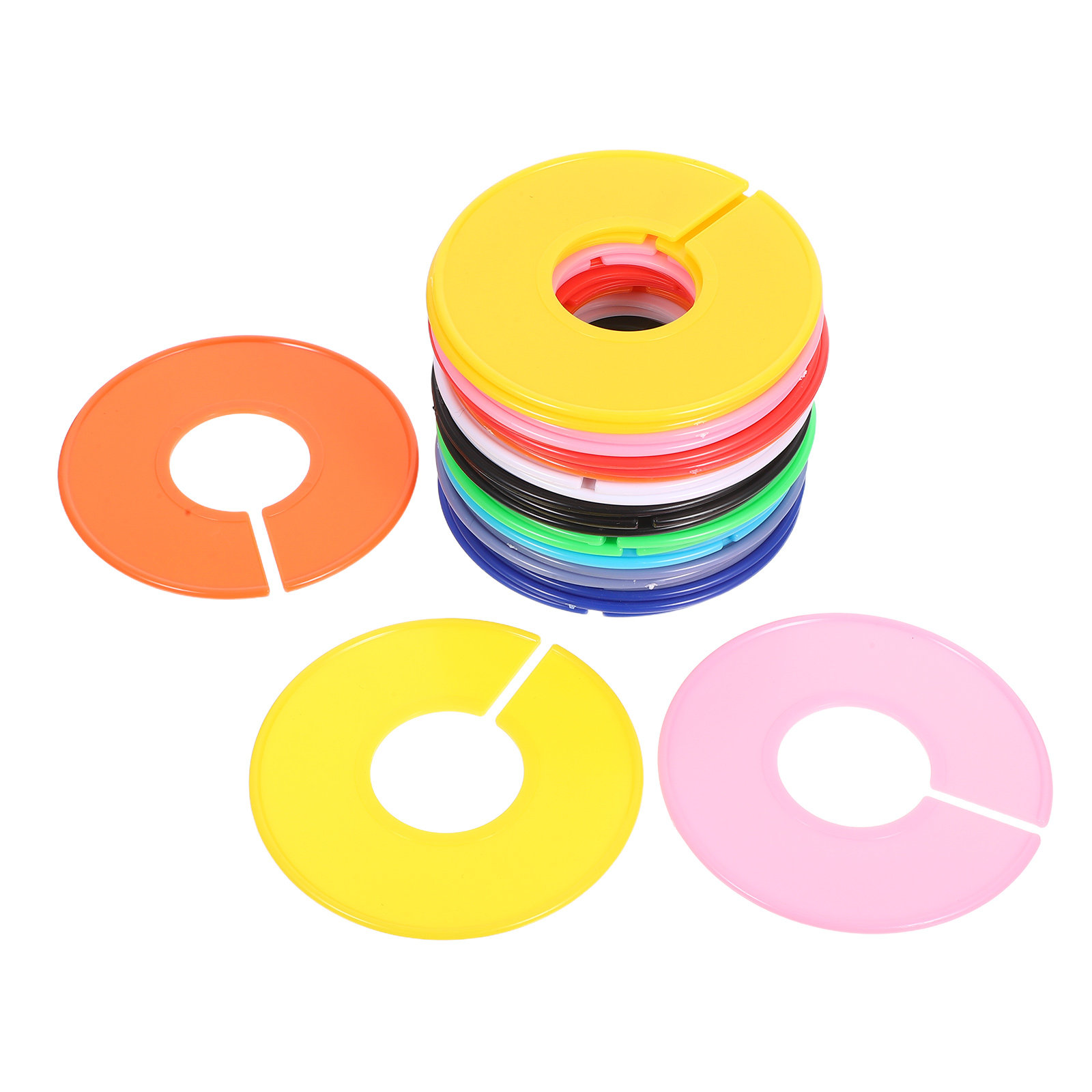 30 ชิ้น ตัวแบ่งเสื้อผ้า วงแหวน - Baby Clothing Rack บทวิจารณ์และราคา