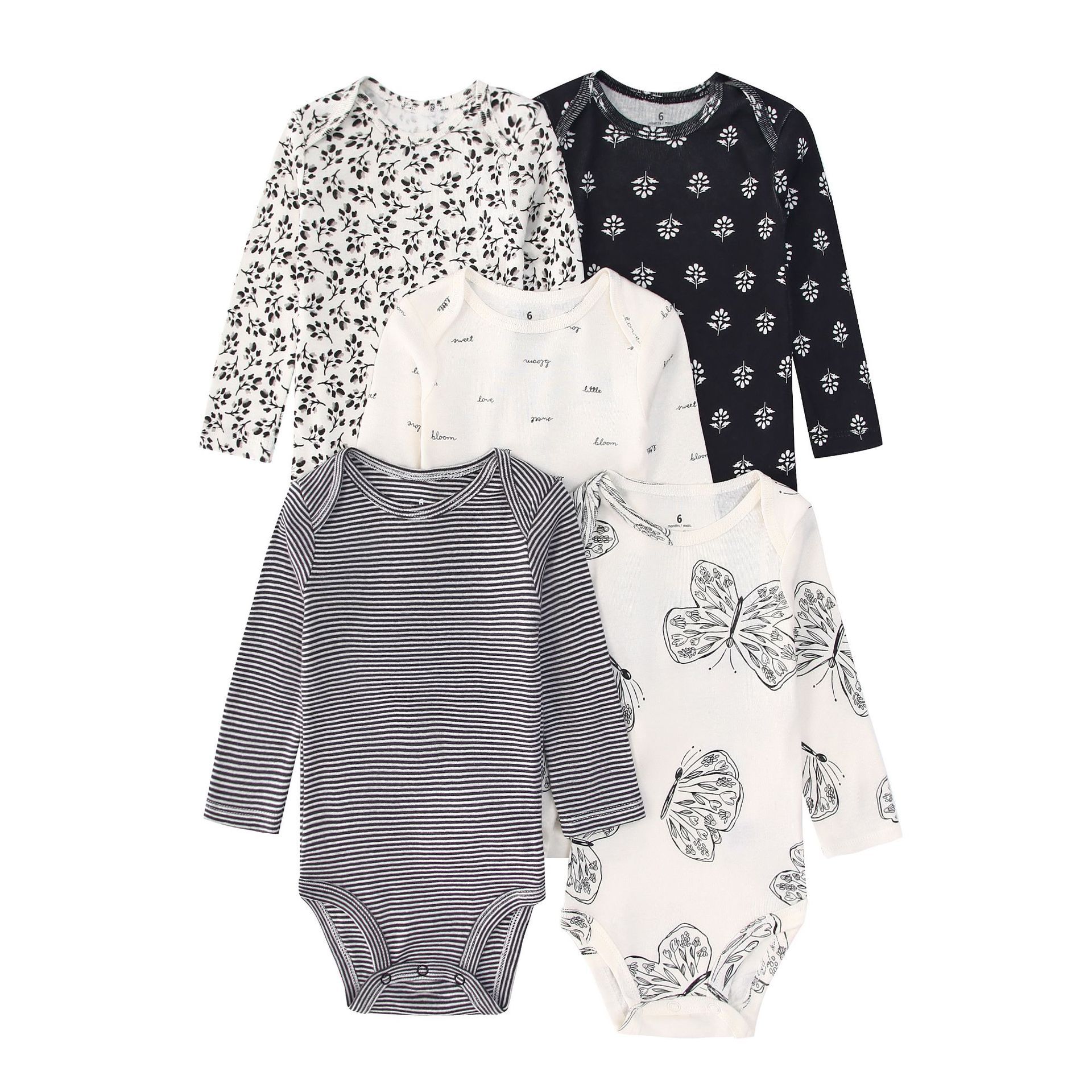 5 ชิ้น ชุดบอดี้สูทเด็กทารกแรกเ - Baby Clothing Next บทวิจารณ์และราคา
