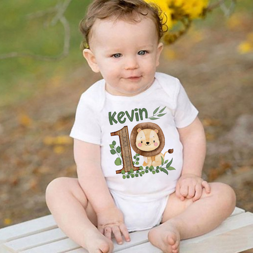 ส่วนบุคคล Safari สัตว์ชื่อทารก - Baby Clothing Name บทวิจารณ์และราคา